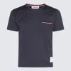 Thom Browne Jersey Cotton Short Sleeve Pocket Tee