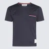 Thom Browne Jersey Cotton Short Sleeve Pocket Tee