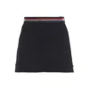 Thom Browne 4 Bar-tab Tweed Miniskirt In Black