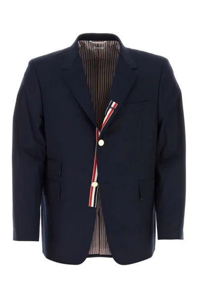 Thom Browne Jackets And Waistcoats In Blue