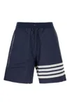 Thom Browne 4-bar Board Shorts In Blue