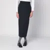 Thom Browne Pinstriped High Waist Pencil Skirt With Belt Loops In Black