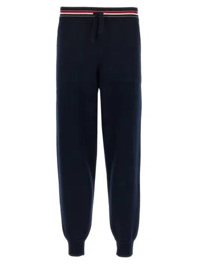 THOM BROWNE NAVY BLUE RWB JOGGERS
