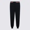 Thom Browne Joggers With Striped Waistband And Ribbed Cuffs In Blue