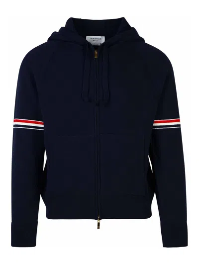 THOM BROWNE SUÉTER CUELLO REDONDO - AZUL OSCURO