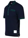 Thom Browne Polo - Azul Oscuro In Navy