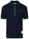 Thom Browne Polo - Azul Oscuro In Blue