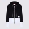 Thom Browne Navy Cotton Sweatshirt In Black