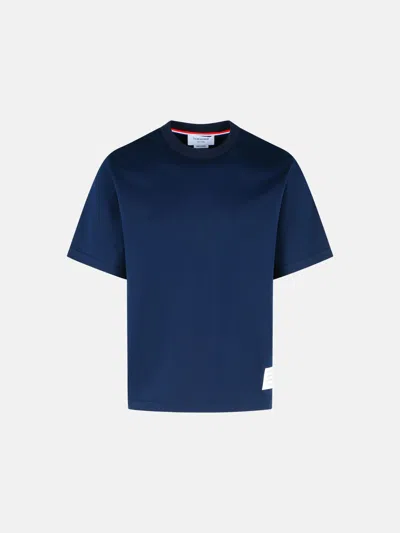 Thom Browne Navy Cotton T-shirt