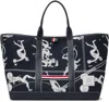Thom Browne Navy Olympic Constellation Medium Tool Tote In 415 Navy