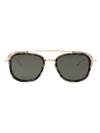 Thom Browne Navy Tortois/rose Gold Titanium Acetate+titanium Sunglasses