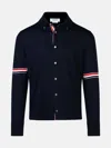 Thom Browne Navy Virgin Wool Shirt