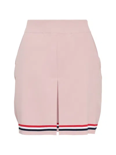 Thom Browne Needle Pleated Skirt In Pink