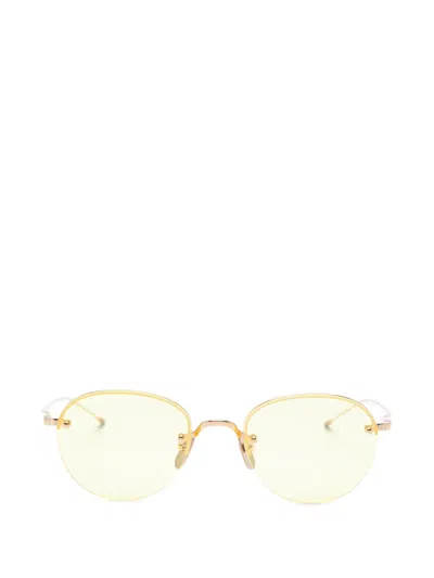 Thom Browne Round-frame Sunglasses In Neutral