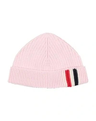 Thom Browne Babies'  Newborn Hat Pink Size 3 Wool, Cashmere