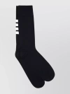 Thom Browne Nightfall Cotton Blend Socks In Black
