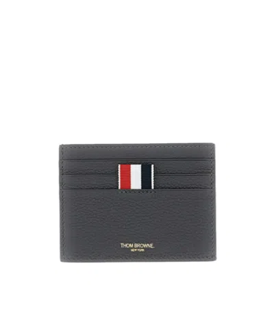 Thom Browne Note Compartment Card Holder In Black
