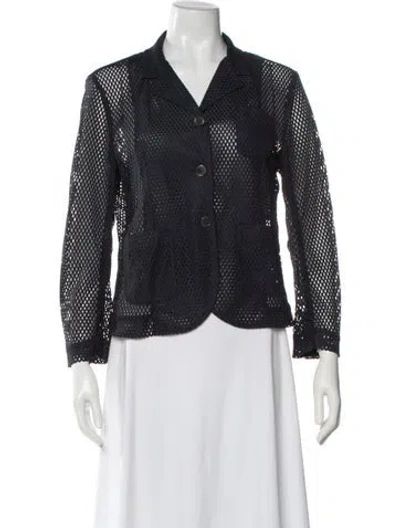 Pre-owned Thom Browne Nylon Jacket In Blue