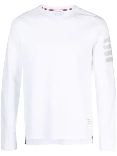 Thom Browne Off-white 4-barstriped T-shirt For Men