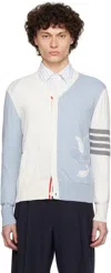 Thom Browne Feather-intarsia Cotton Cardigan