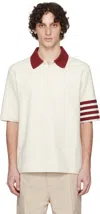 Thom Browne Rugby Fit 4-bar Milano Stitch Short Sleeve Polo Sweater