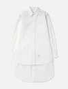 Thom Browne Open Back Twisted Shirt In White