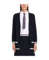 Thom Browne Open-front Cotton Cardigan In Black