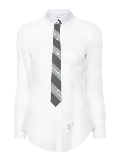 THOM BROWNE ORGANZA SILK SHIRT