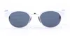 Thom Browne Oval - Navy / Red / White Sunglasses In Black