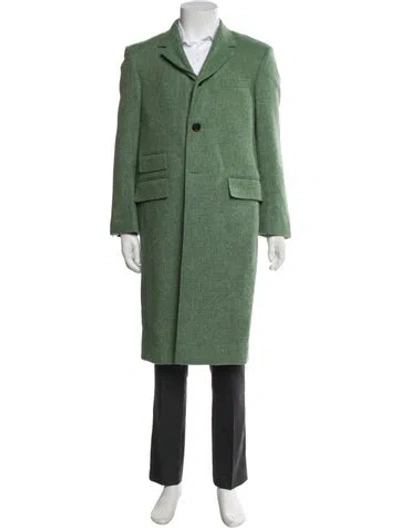 Pre-owned Thom Browne Overcoat In Green