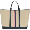 Thom Browne Oversized Tool Tote Bag In Blue