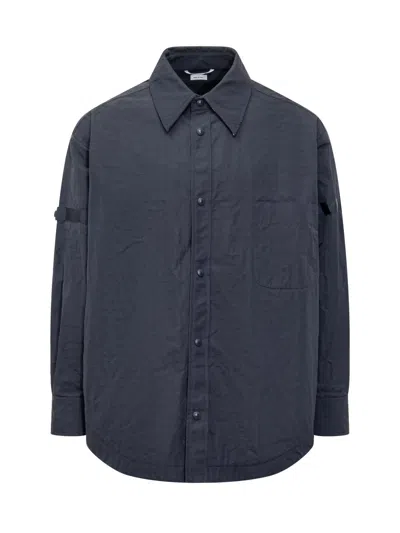 Thom Browne Oversize Shirt With Stitching In Navy