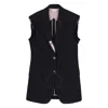 Thom Browne Oversize Sleeveless Classic Sportcoat In Blue