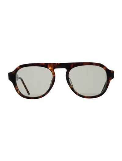 Pre-owned Thom Browne Oversize Tinted Sunglasses In Brown