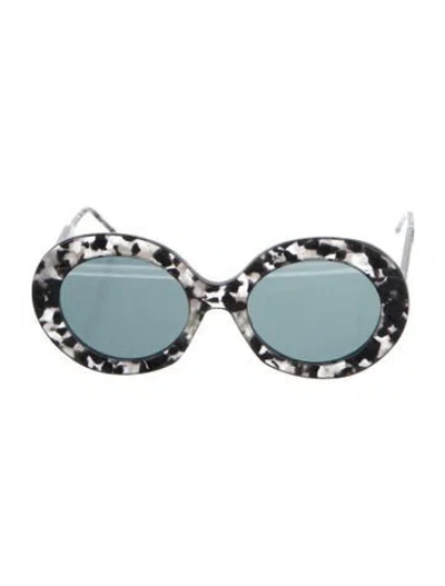 Pre-owned Thom Browne Oversize Tinted Sunglasses In Gray