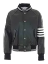 Thom Browne Oversized Bomber In Black