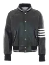 Thom Browne Oversized Bomber In Black