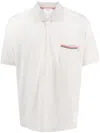 THOM BROWNE THOM BROWNE OVERSIZED COTTON POLO SHIRT