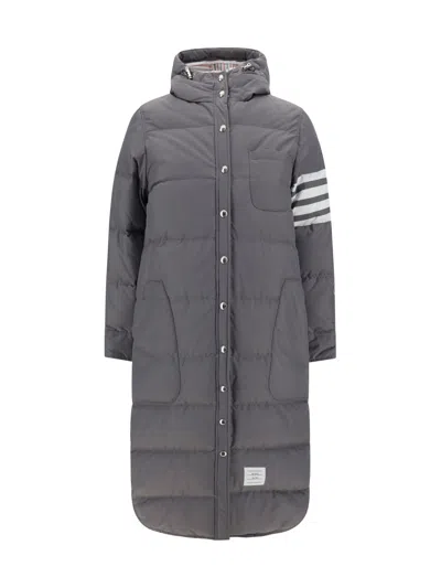 Thom Browne Oversized Down Jacket In Grey