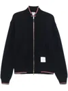 Thom Browne Loopback Oversized Jacket In Black