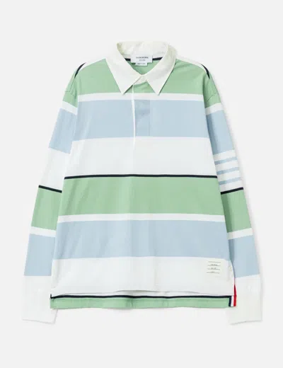 Thom Browne Oversized Rugby Polo In Multi