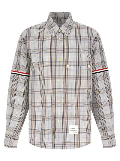Thom Browne Oversized Rwb Shirt And Blouse Multicolor In Orange