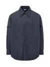 Thom Browne Oversized Shirt With Unique Stitching In Multi
