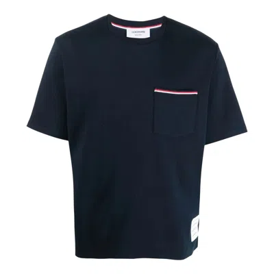 THOM BROWNE OVERSIZED SHORT SLEEVE POCKET TEE MEN