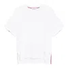 Thom Browne Signature Loopback Oversized T-shirt In White