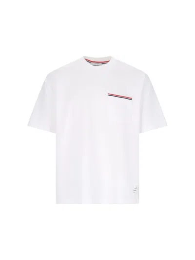 Thom Browne Oversized T-shirt In White