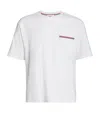 Thom Browne Rwb Pocket T-shirt In White