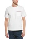 Thom Browne White Classic Crew Neck Cotton T-shirt In White