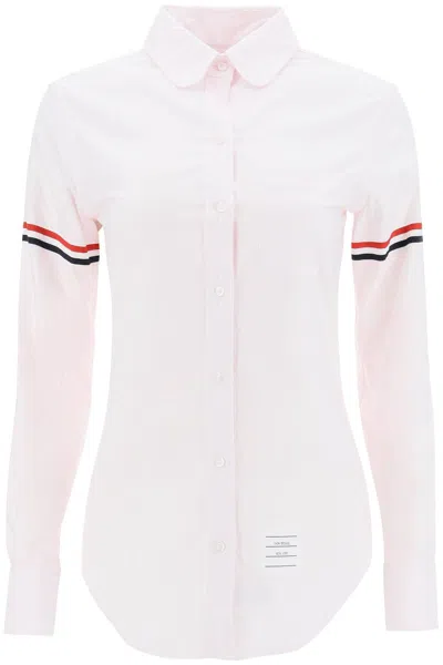 Thom Browne Oxfor Cotton Shirt In Pink