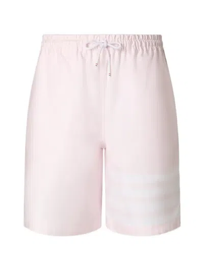Thom Browne Oxford 4-bar Shorts 4-bar Shorts In Neutral